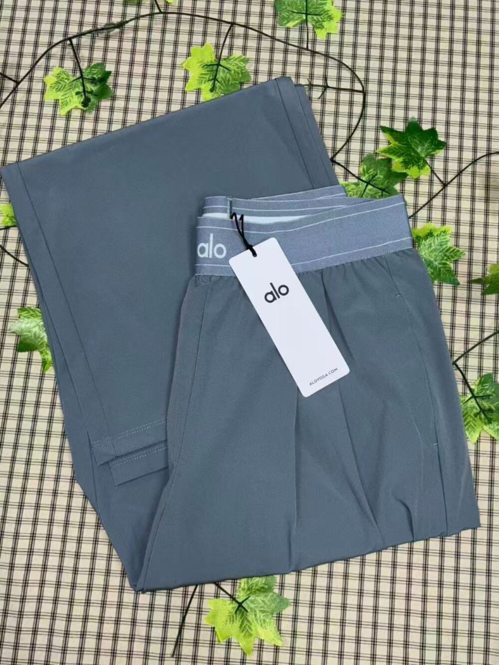 🧿Alo Yoga Suit Up Trouser Steel Grey Regular(30-inch)Tailored Look